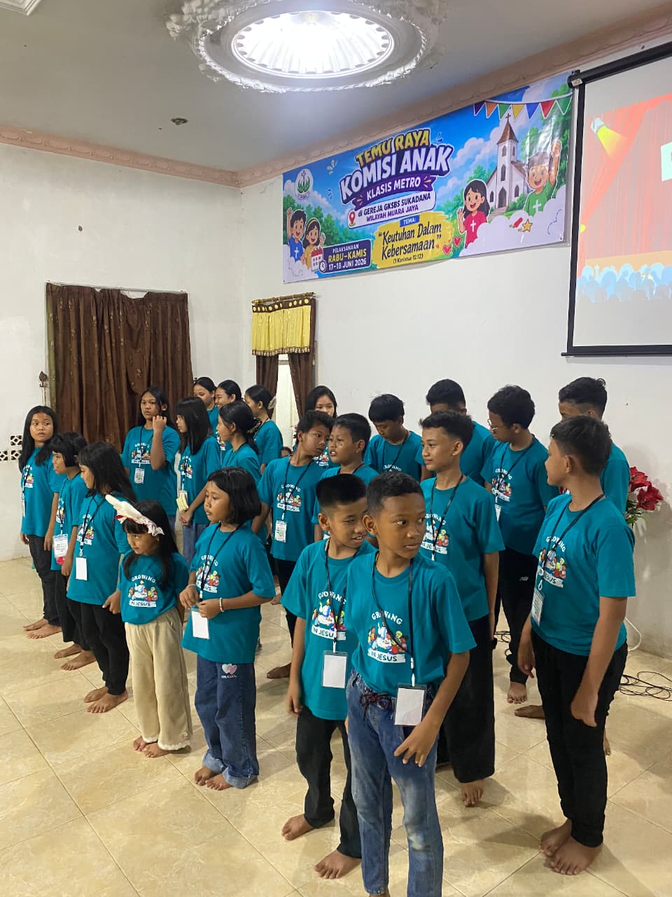 Bergembira Bersama Dalam Temu Raya Anak GKSBS Klasis Metro